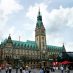 Blick auf das Hamburger Rathaus.