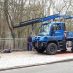 Montage an der Berner Allee in Hamburg mit unserem Unimog.