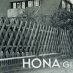 Foto eines Jägerzauns im Berlin der 1930er Jahre - Marke HONA-Gitter von Lahr, Gawron & Co.
