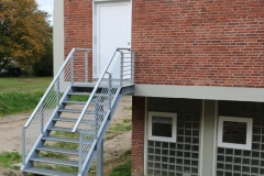 Fluchttreppe, Stahlbau Schlosserei Gawron