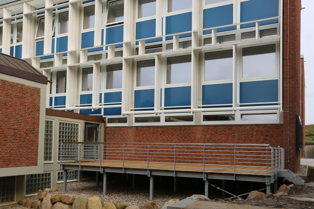 Stahlkonstruktion, Podest, Geländer, Stahlbau, Gawron